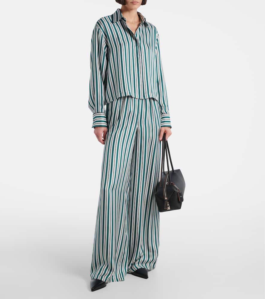 Brama striped silk shirt