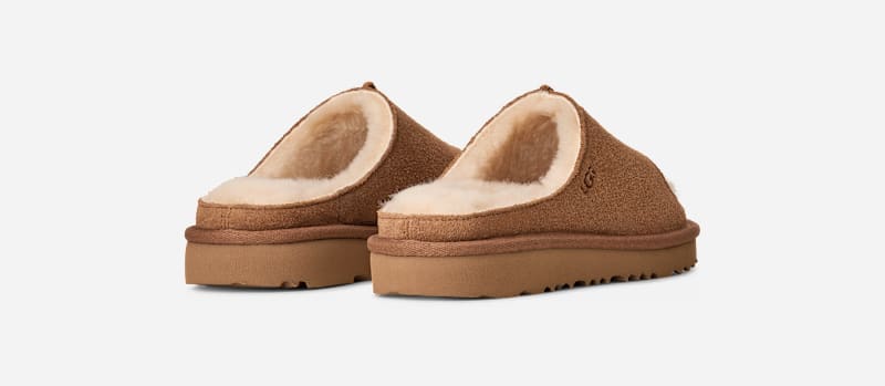 ® Kids' Greenport Slide Sheepskin Slippers in Chestnut