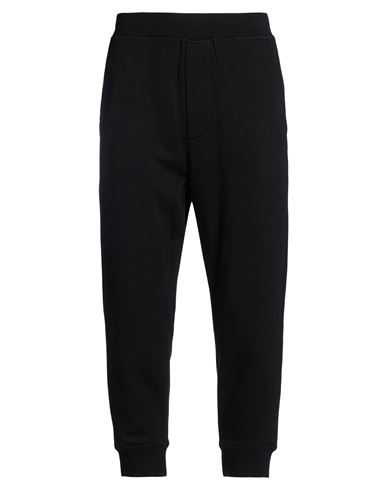Man Pants Black Size M Cotton
