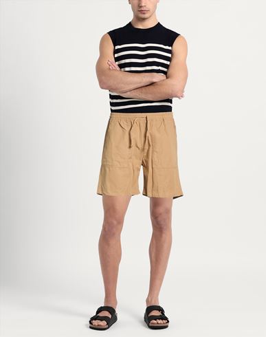 Man Shorts & Bermuda Shorts Camel Size M Organic cotton