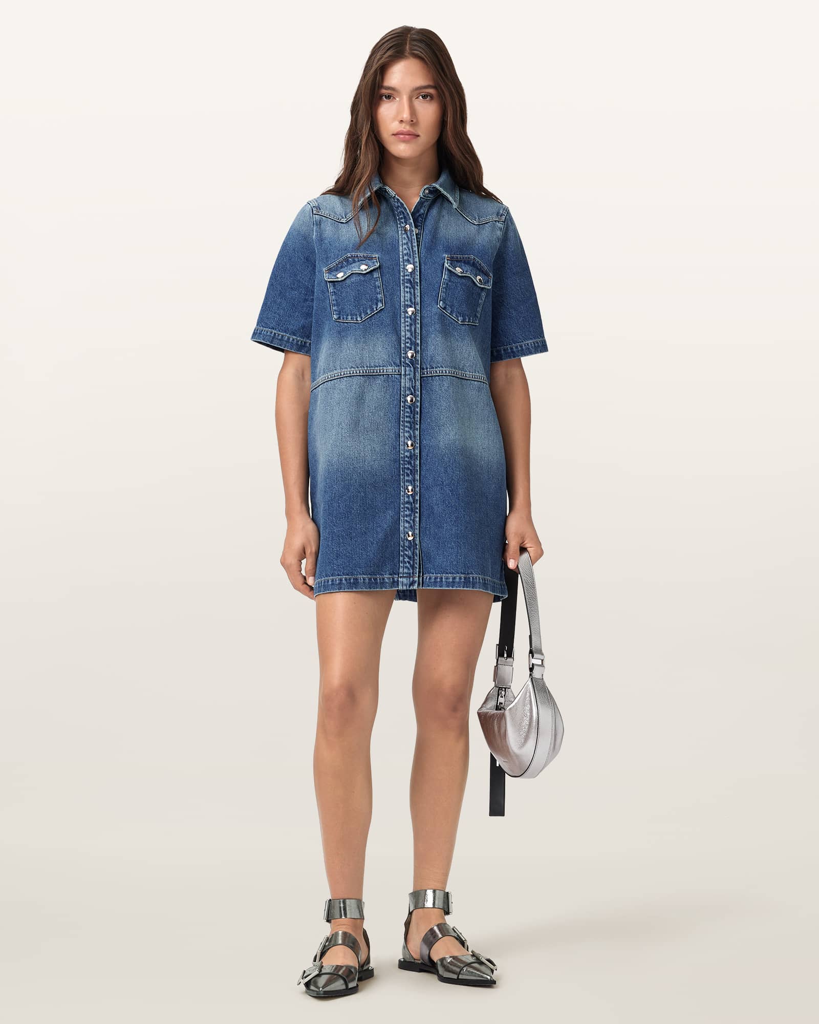 Rock Denim Mini Dress