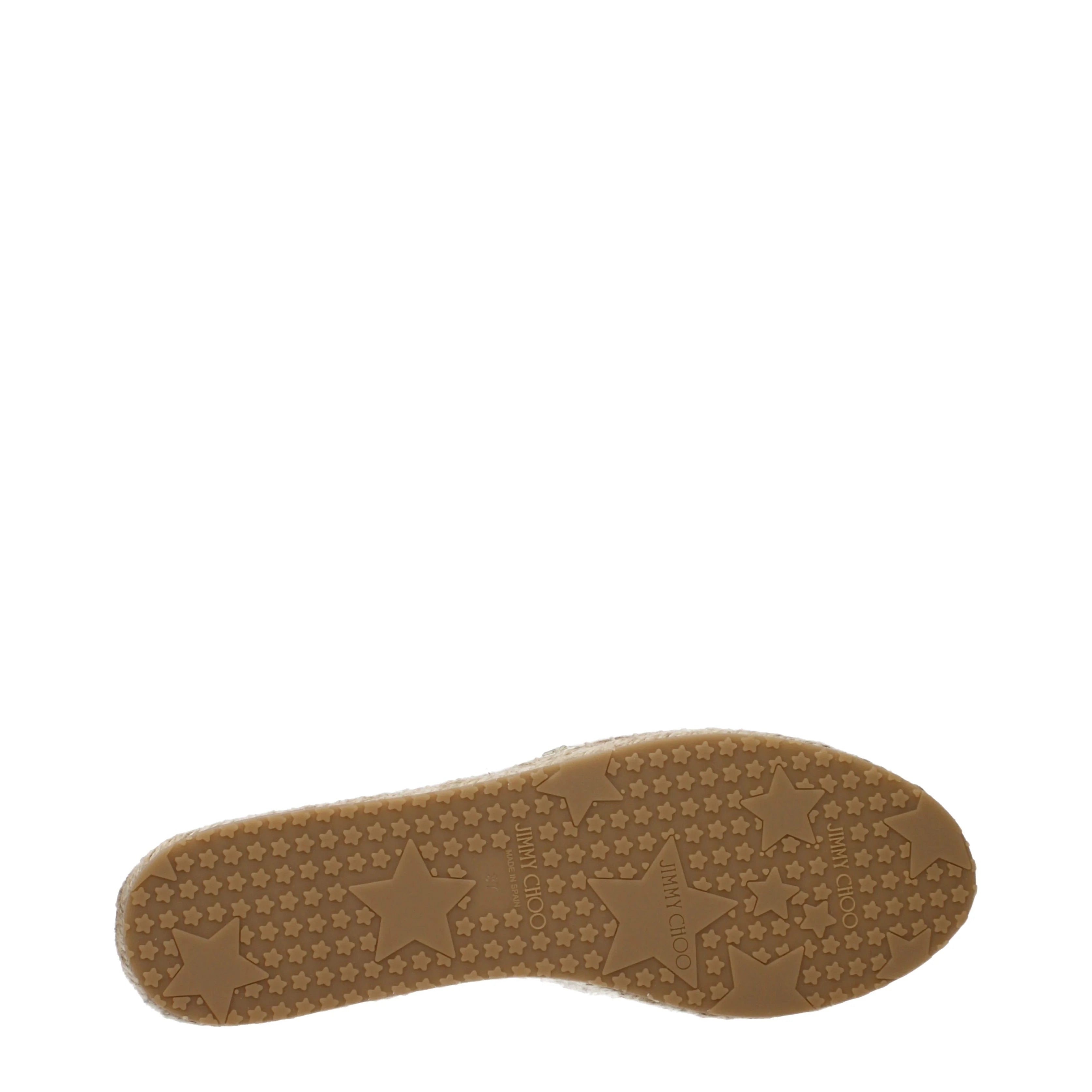 Jimmy Choo Lychee Espadrilles Women Leather White/Latte