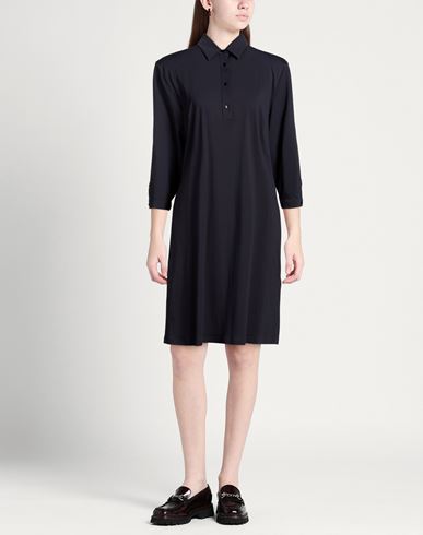 Woman Midi dress Midnight blue Size 8 Polyamide, Elastane