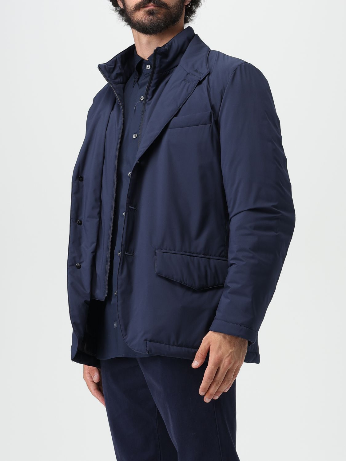 Jacket Men color Blue
