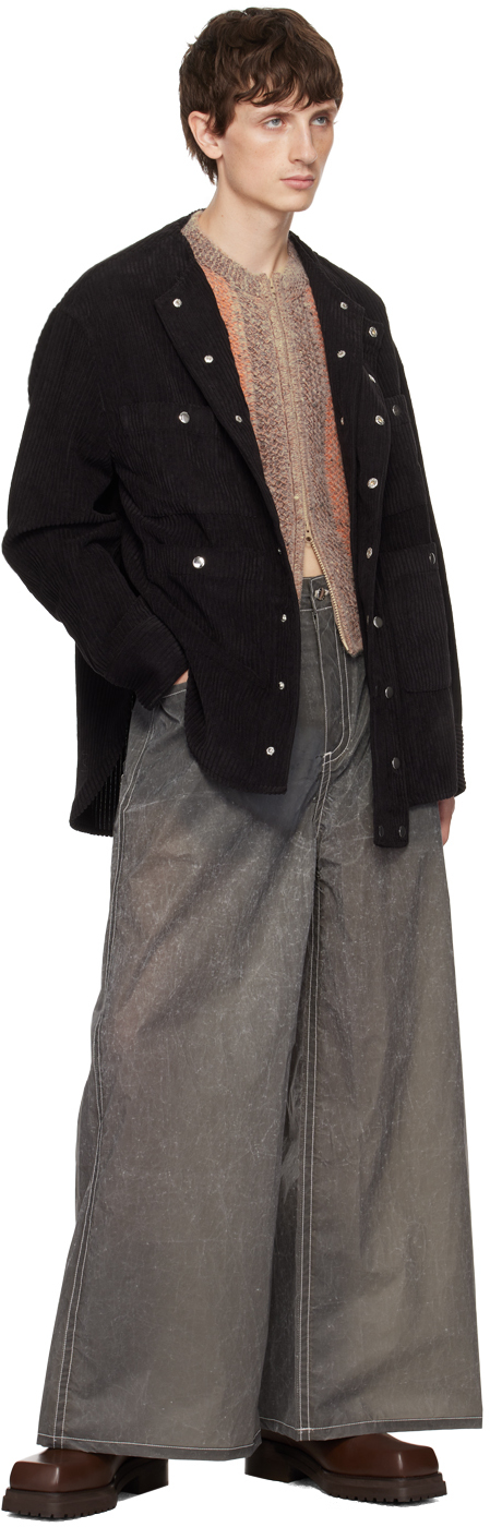 Black Press-Stud Jacket