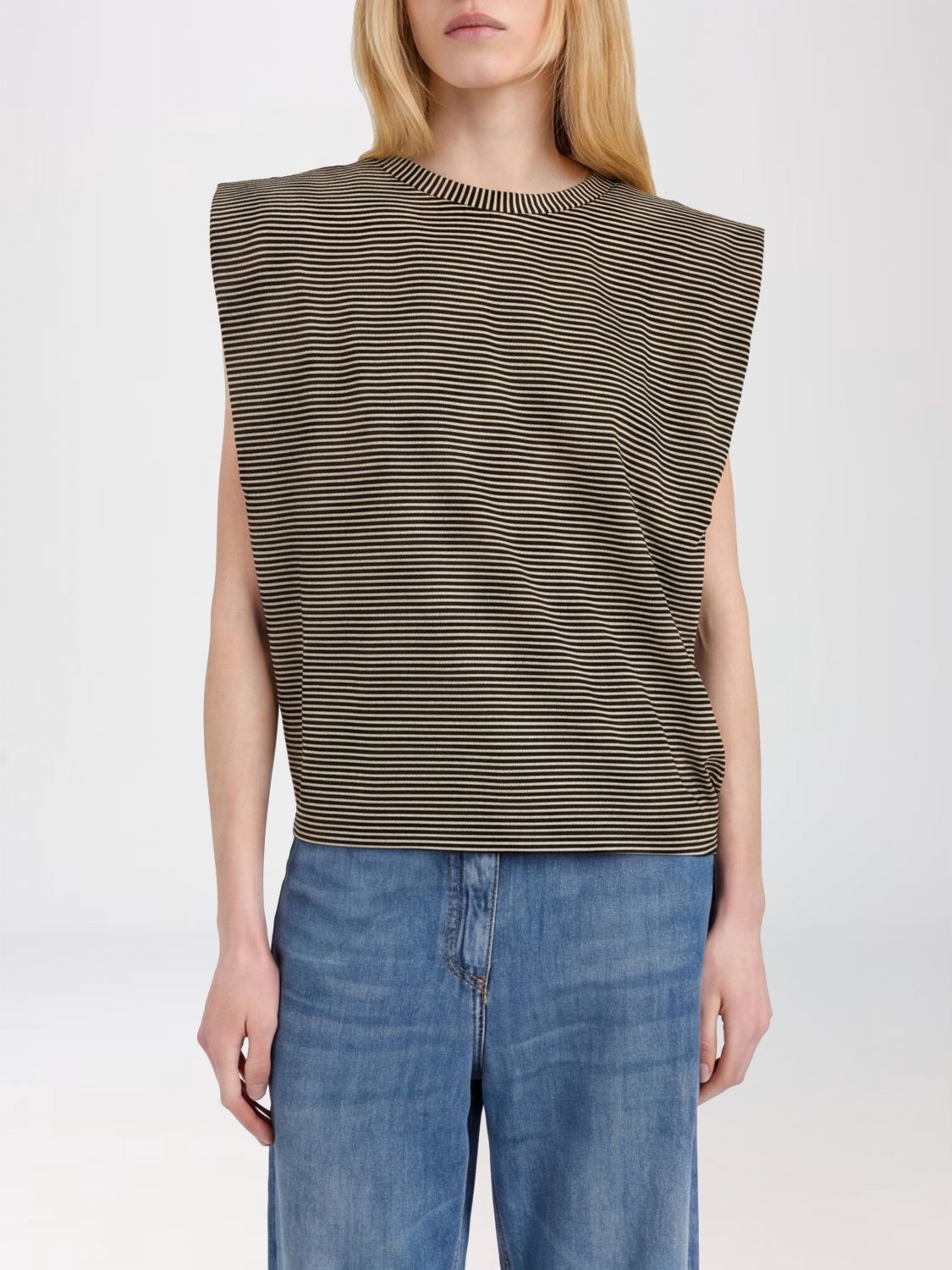 MOMONÌ T-Shirt Woman color Striped