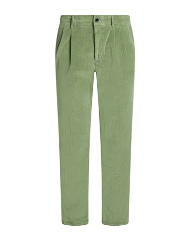 Slacks By Slowear Man Pants Sage green Size 34 Cotton, Elastane