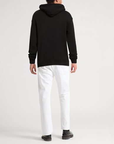 Man Sweatshirt Black Size M Cotton