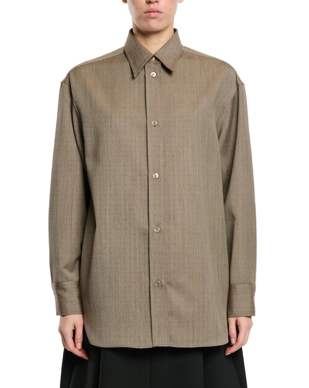 Oversized Shirt — Beige