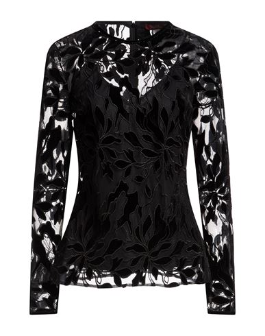 Woman Top Black Size 8 Polyester