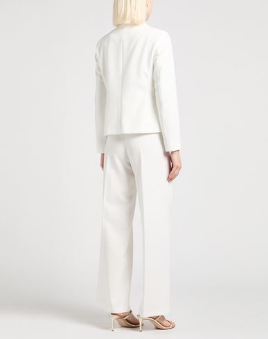 Helmur Woman Suit White Size 6 Polyester, Elastane