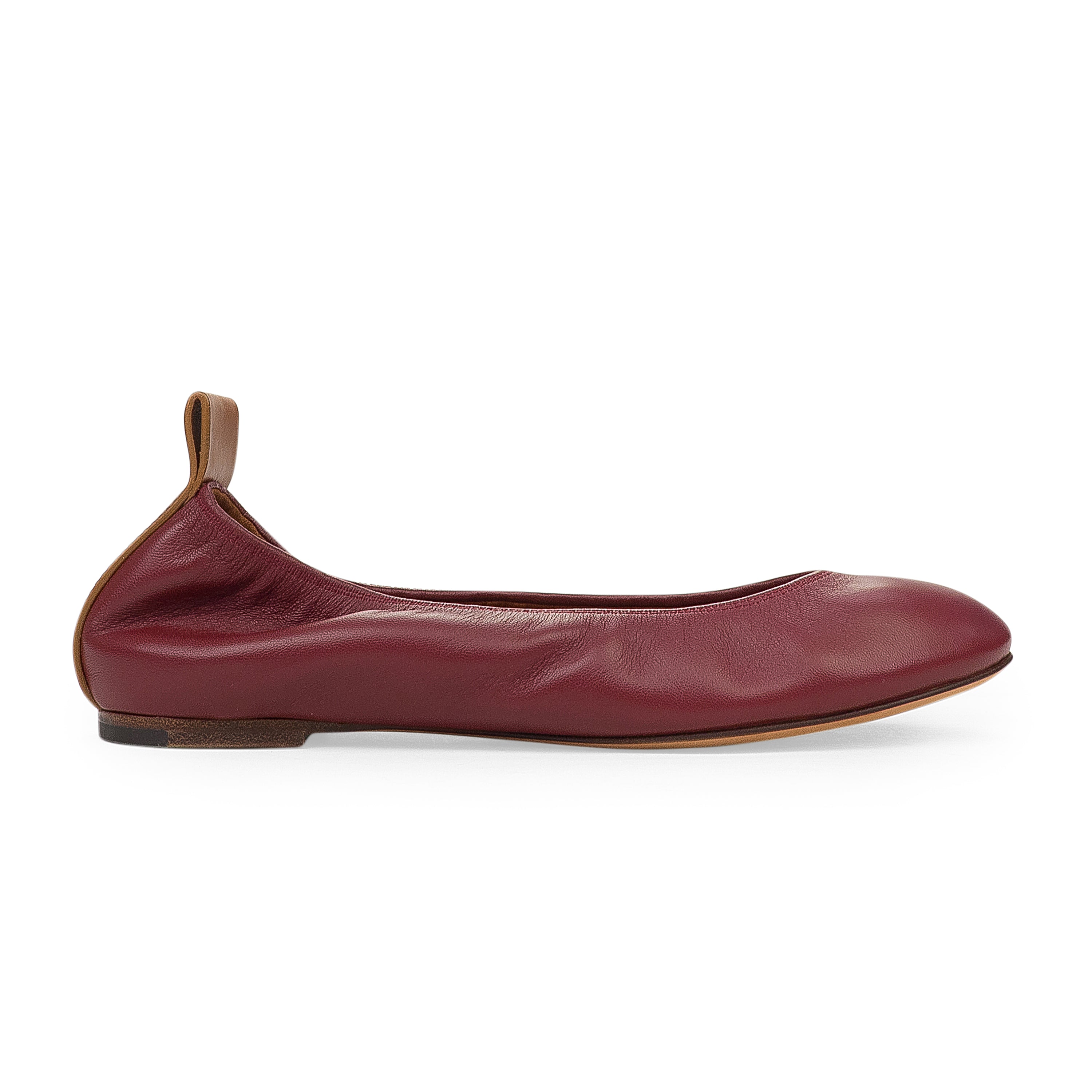 Lanvin | BROWN BALLERINA FLATS | Realry