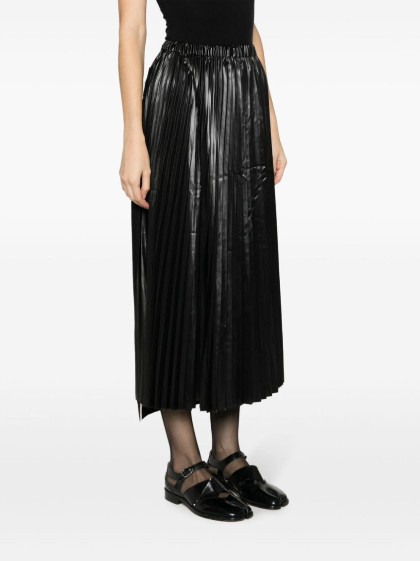 Pleated Straight Hem Trousers