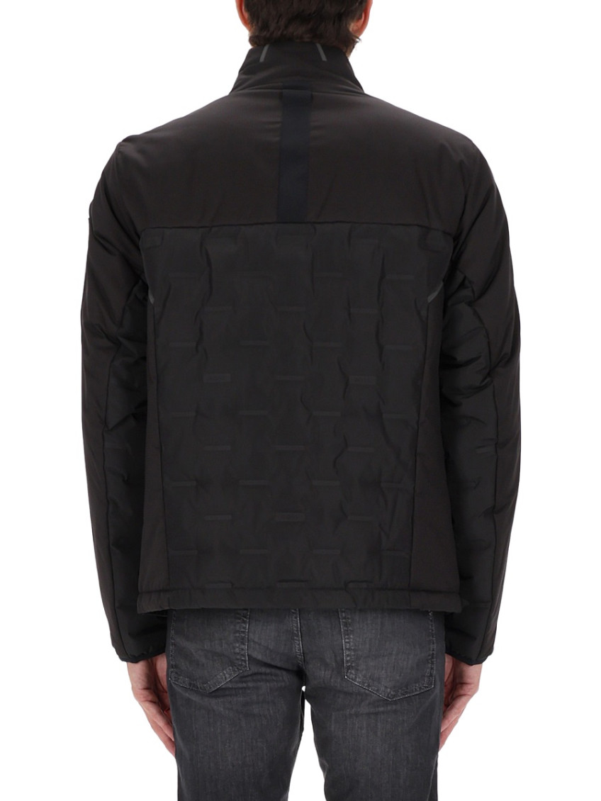 Boss - quilted jacket with high collar and pocket