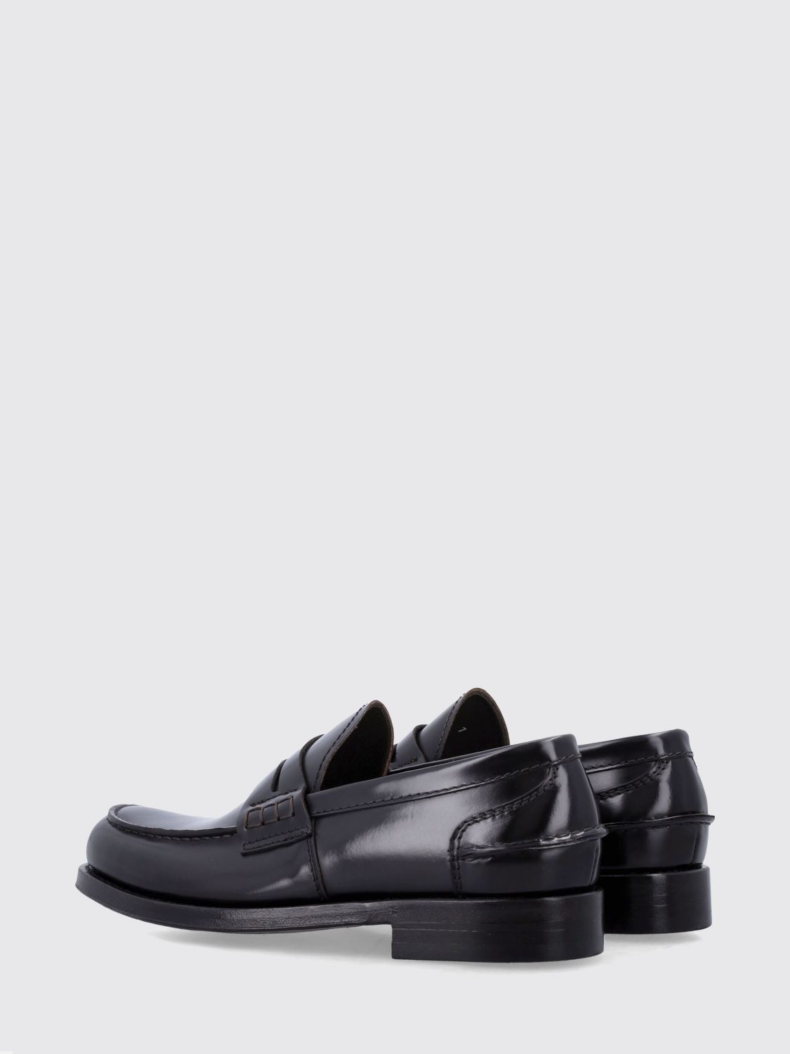 Brogue Shoes Men color Dark