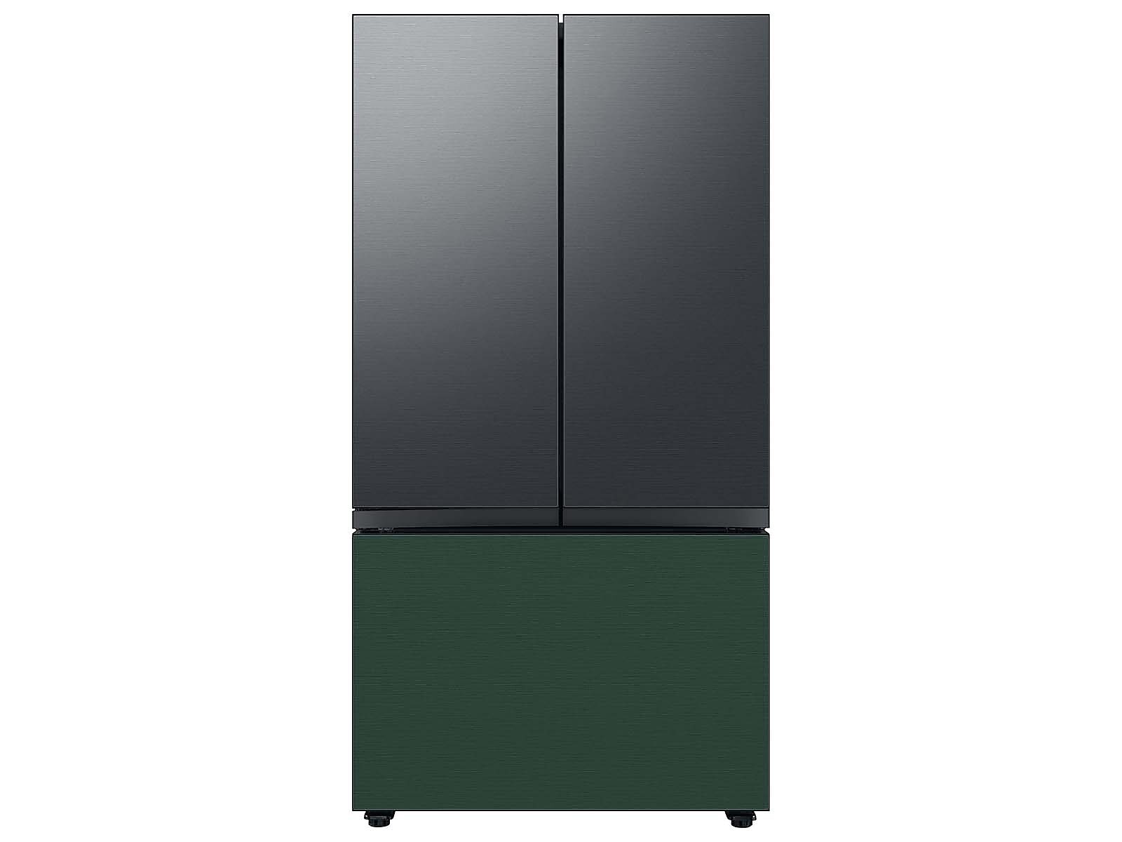 Bespoke 3-Door French Door Refrigerator Panel in Matte in Black Steel - Top Panel(RA-F18DU3MT/AA)