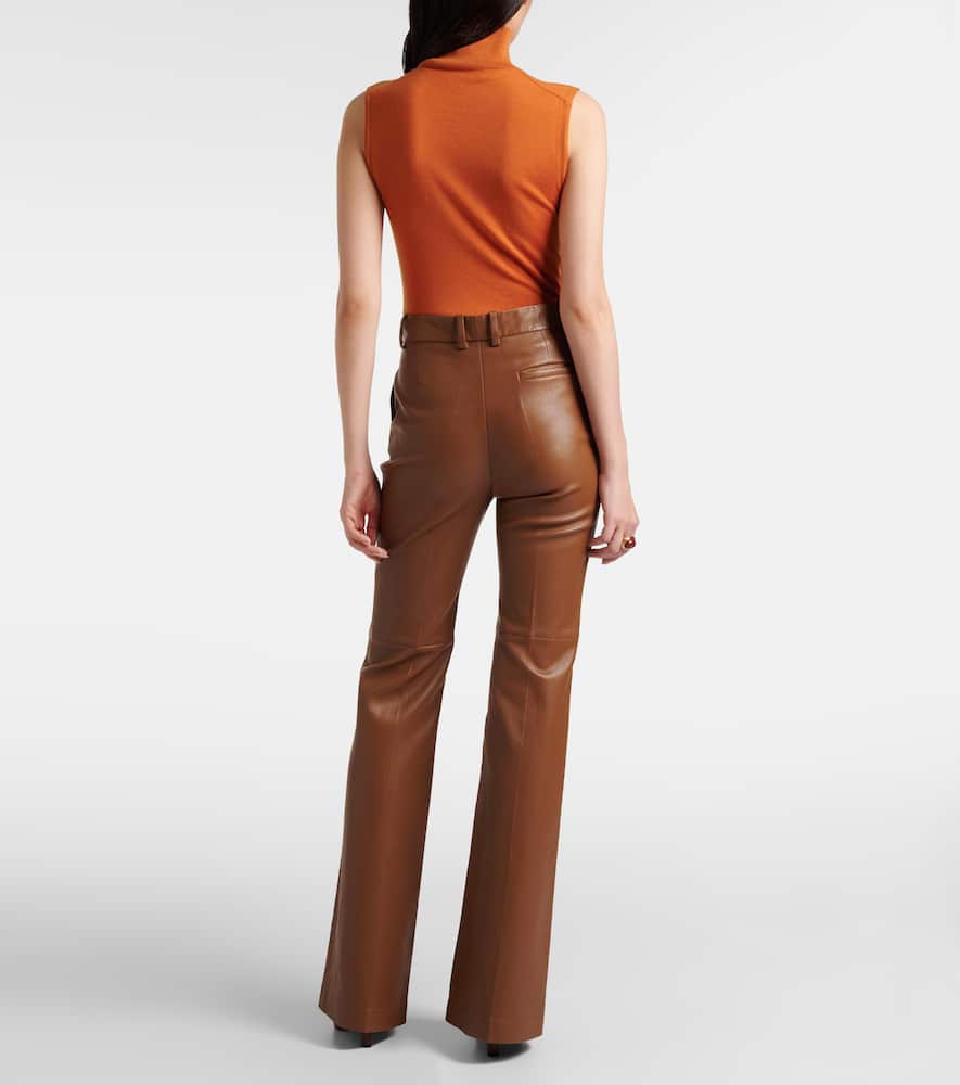 Tafira high-rise flared pants