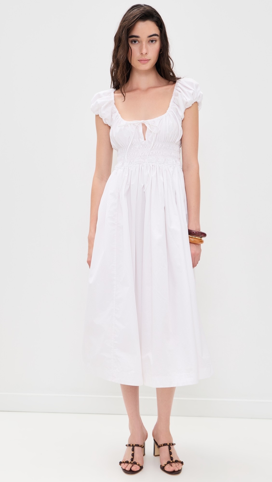Big Sky Poplin Dress Optic