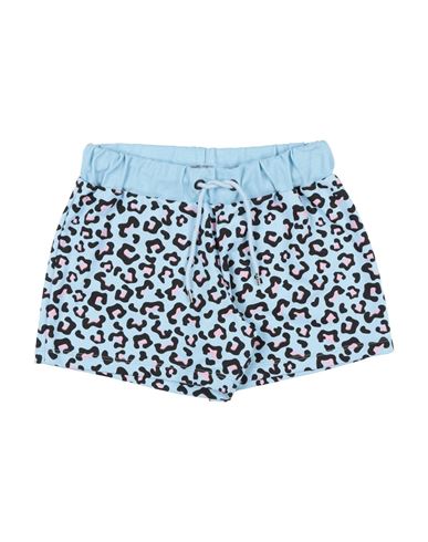 Kid Girl Shorts & Bermuda Shorts Sky blue Size 12 Cotton