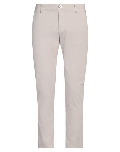 Aglini Man Pants Light grey Size 32 Cotton, Elastane