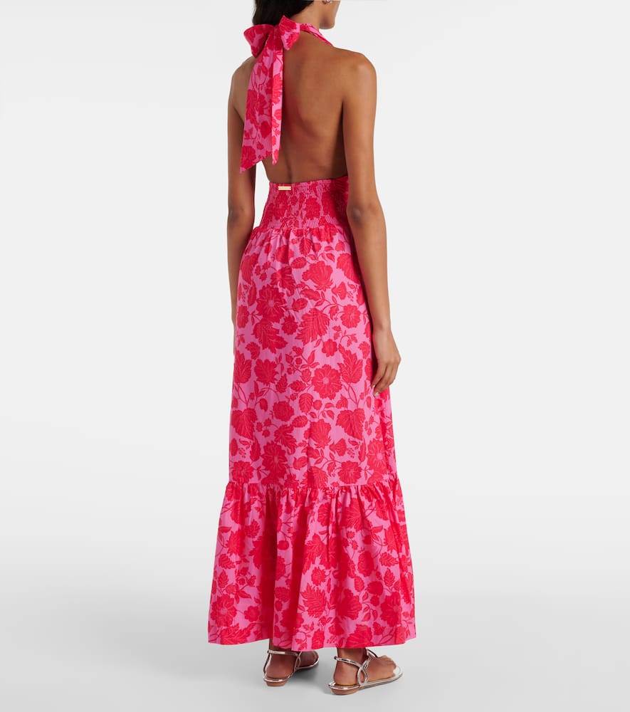Fairhaven floral cotton-blend maxi dress