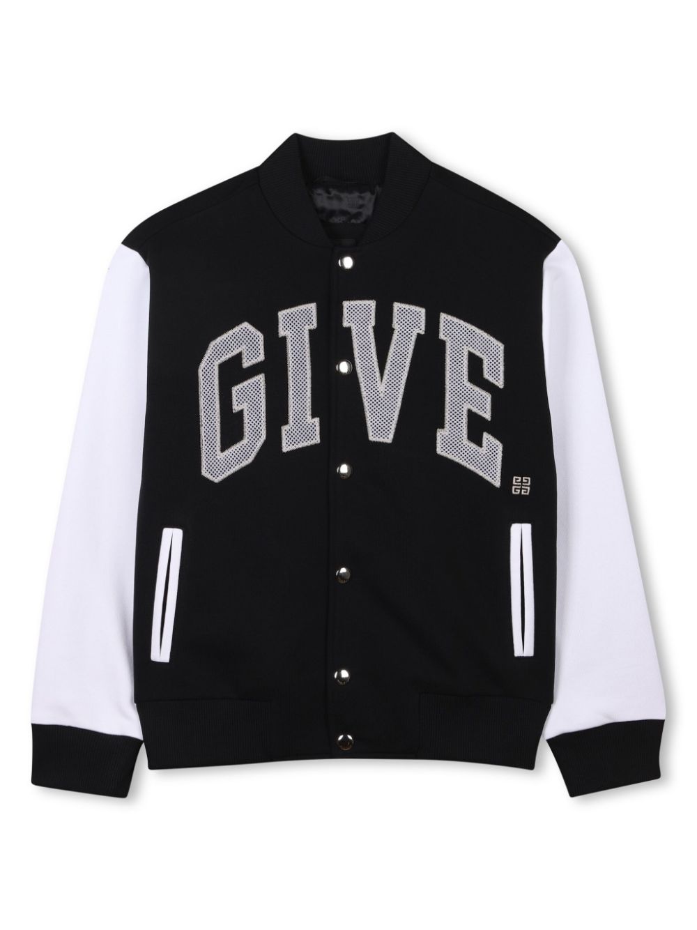 Logo-print bomber jacket - Grey