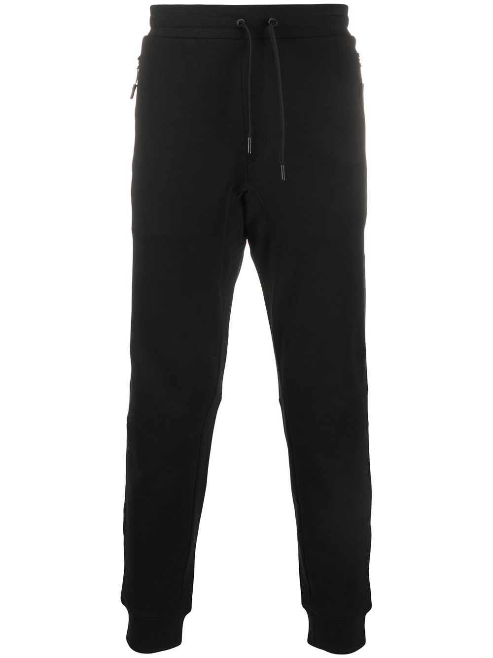 Zip-pocket tapered track pants - Grey