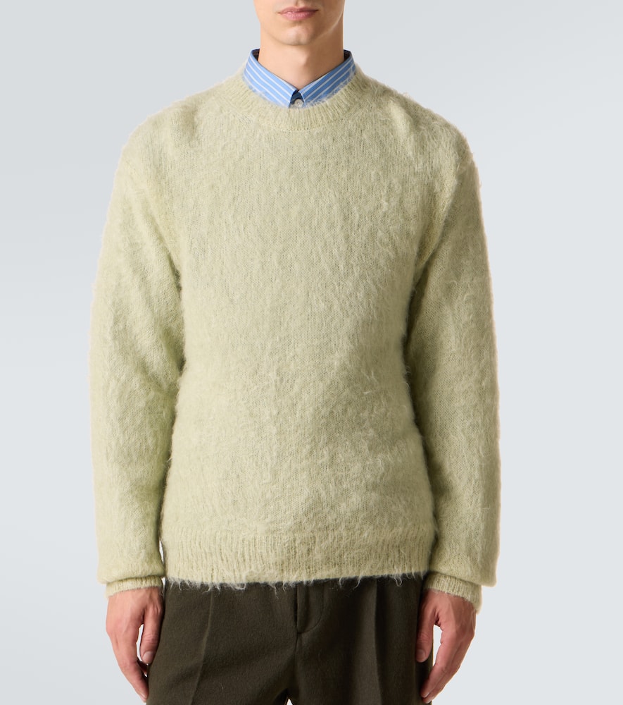 Mohair and wool sweater