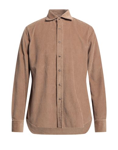 Man Shirt Light brown