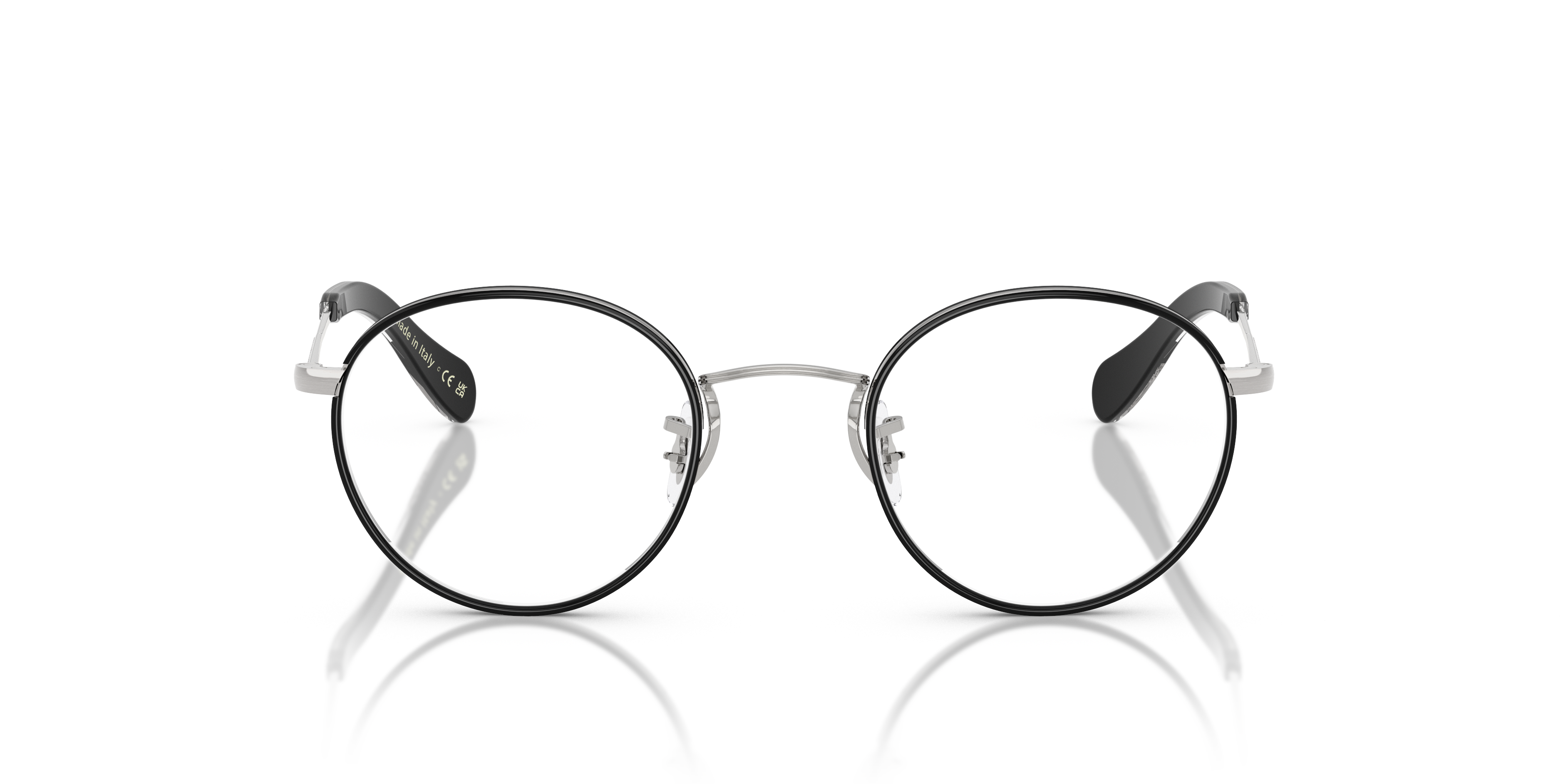 Oliver Peoples Herren Oliver Peoples OV1352 COLERIDGE II 5063 Optische Fassungen Metall Silber Transparent Pantos Norma
