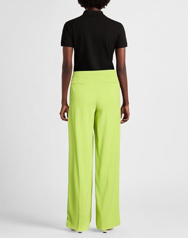 Woman Pants Lime green Size 4 Polyester, Elastane