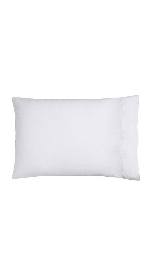 Parachute KISSENBEZÜGE LINEN in White. Größe STANDARD. Also in