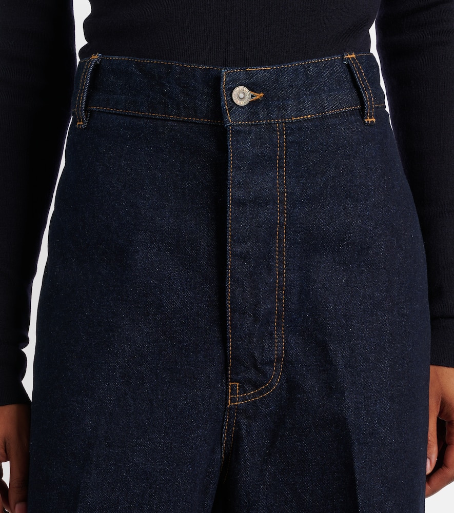 High-rise wide-leg jeans