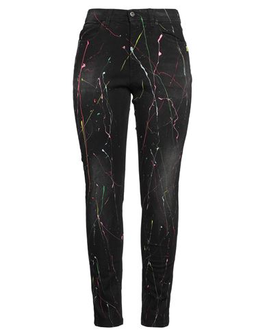 Actitude By Twinset Woman Jeans Black Size 29 Cotton, Elastane