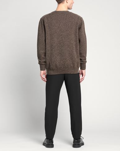 Man Sweater Dark brown Size 48 Merino Wool