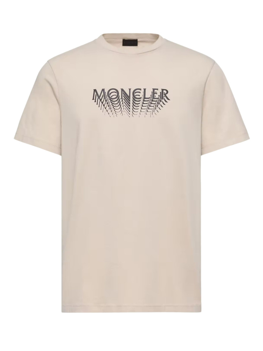 Beige Logo T-shirt