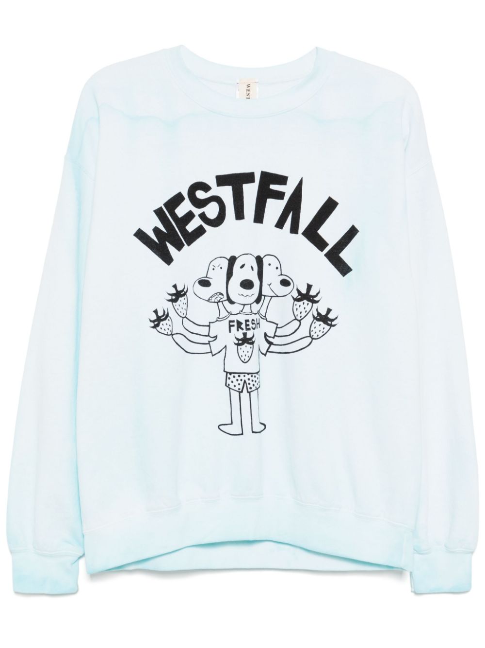 Graphic-print sweatshirt - Blue