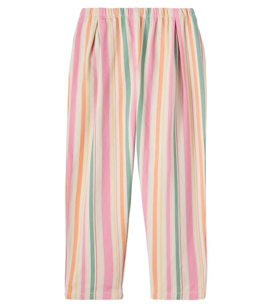 Konges Sløjd Frankie striped cotton twill straight pants