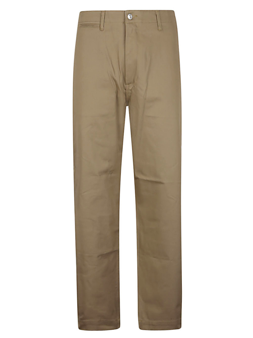 Brown Cotton wide-leg trousers