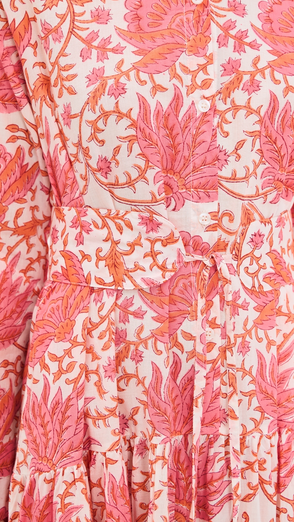 Meredith Floral Dress Coral