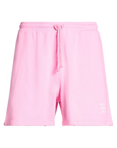 Man Shorts & Bermuda Shorts Pink Size S Cotton