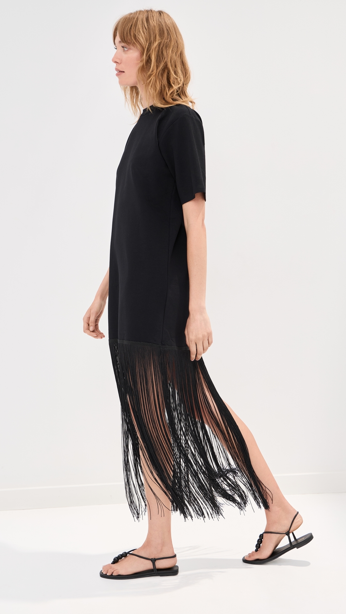 Fringe Nico Dress Elderberry/Red