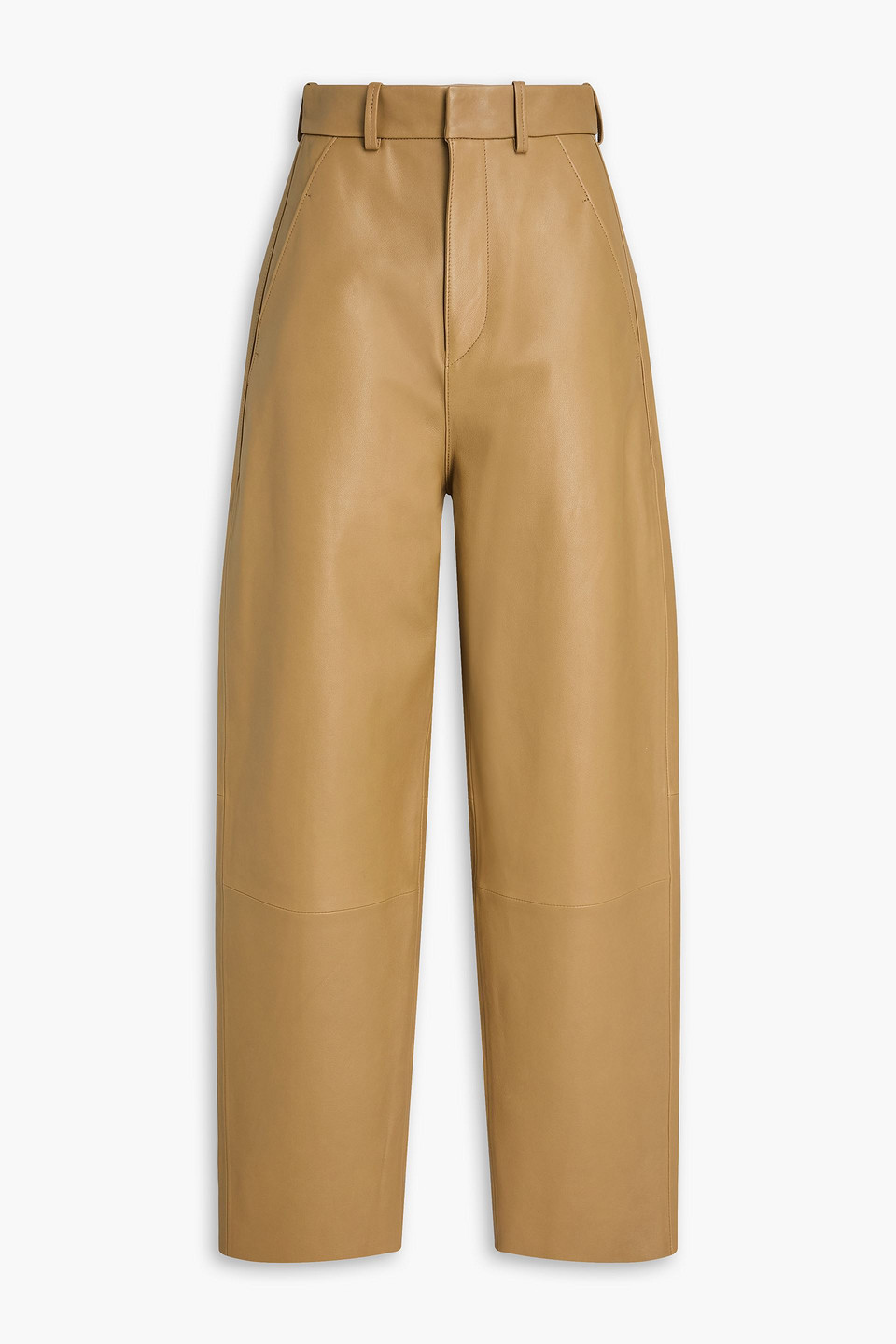 Petar Petrov - Rowdy leather wide-leg pants - Brown - S