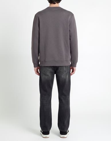 Man Sweatshirt Grey Size L Organic cotton, Polyester, Cotton