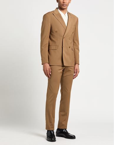 Man Suit Camel Size 36 Wool