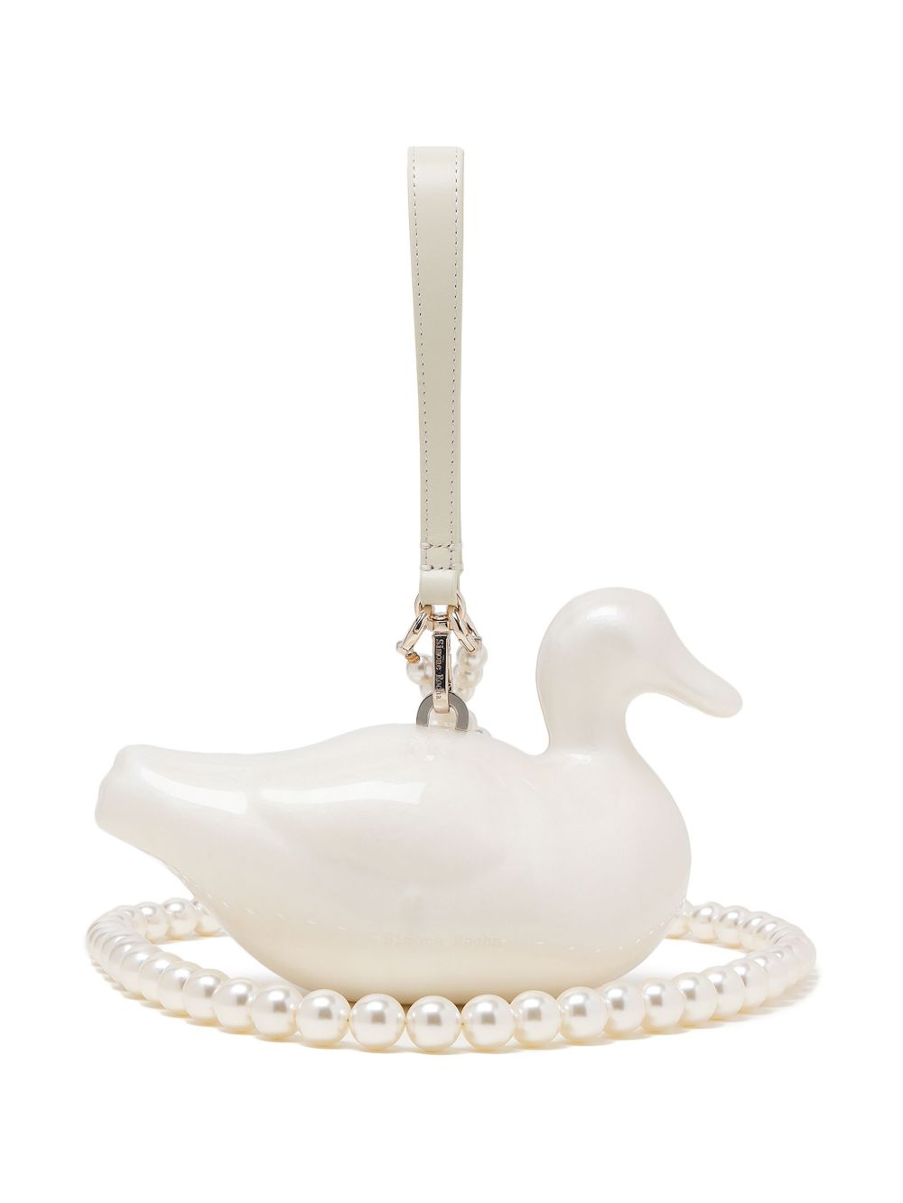 Duck clutch bag - White