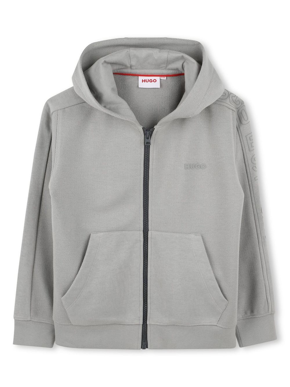 Logo-print hoodie - Grey
