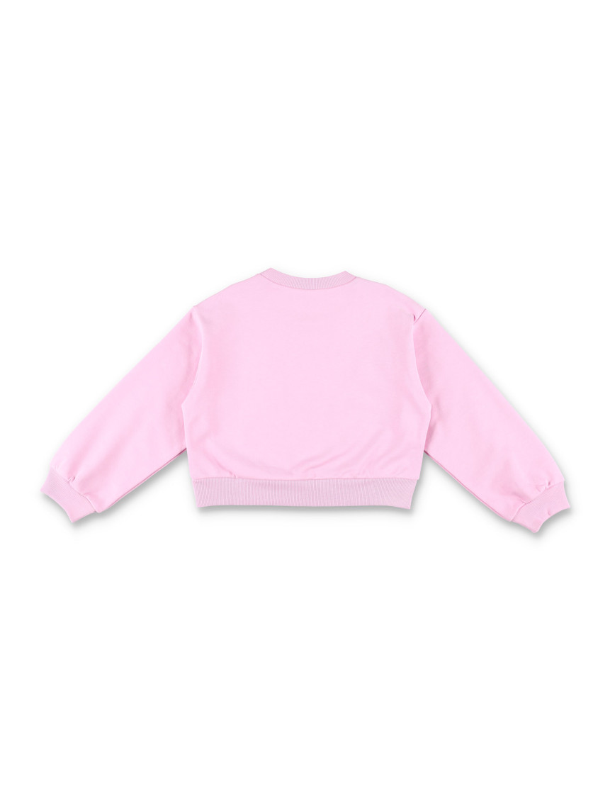 Girls Pink Logo Sweatshirt