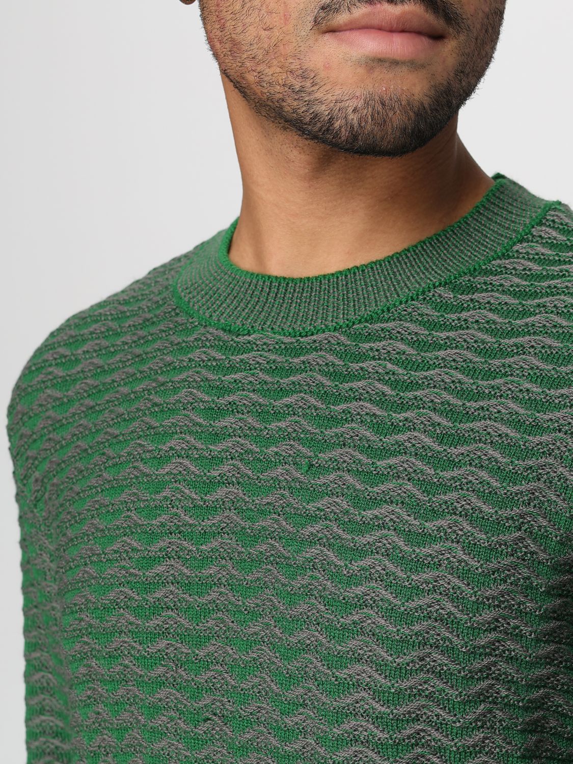 Sweater Men color Green