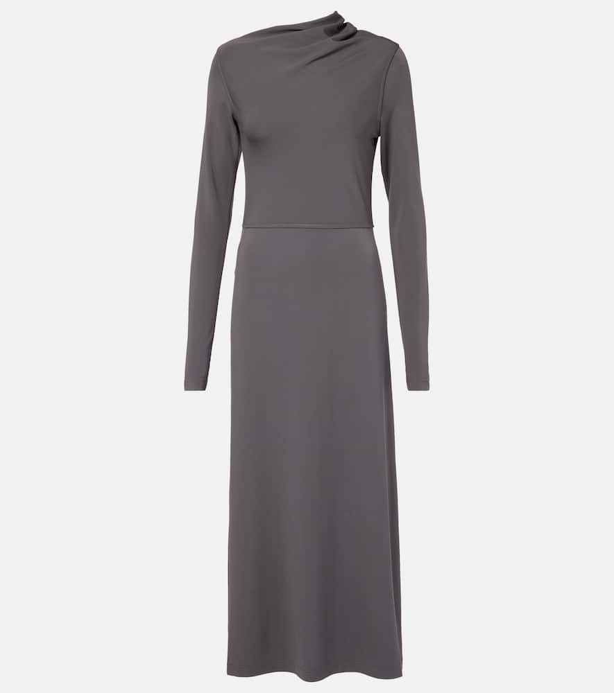 Toteme Draped jersey midi dress